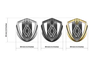 Renault Badge Self Adhesive Max Design Stainless Steel